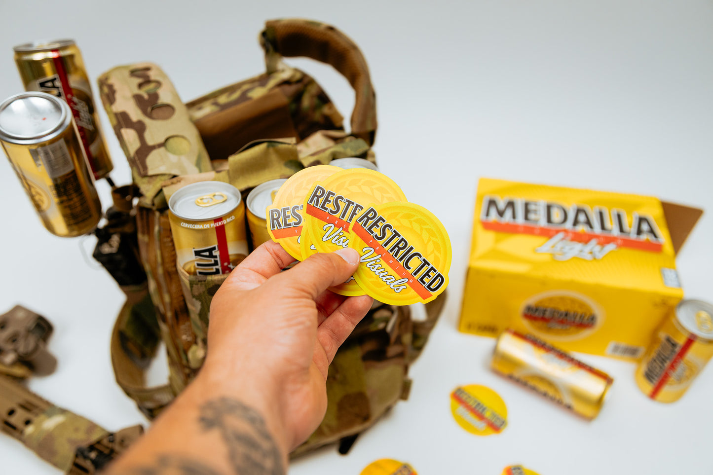 Restricted Visuals Medalla Slap Sticker